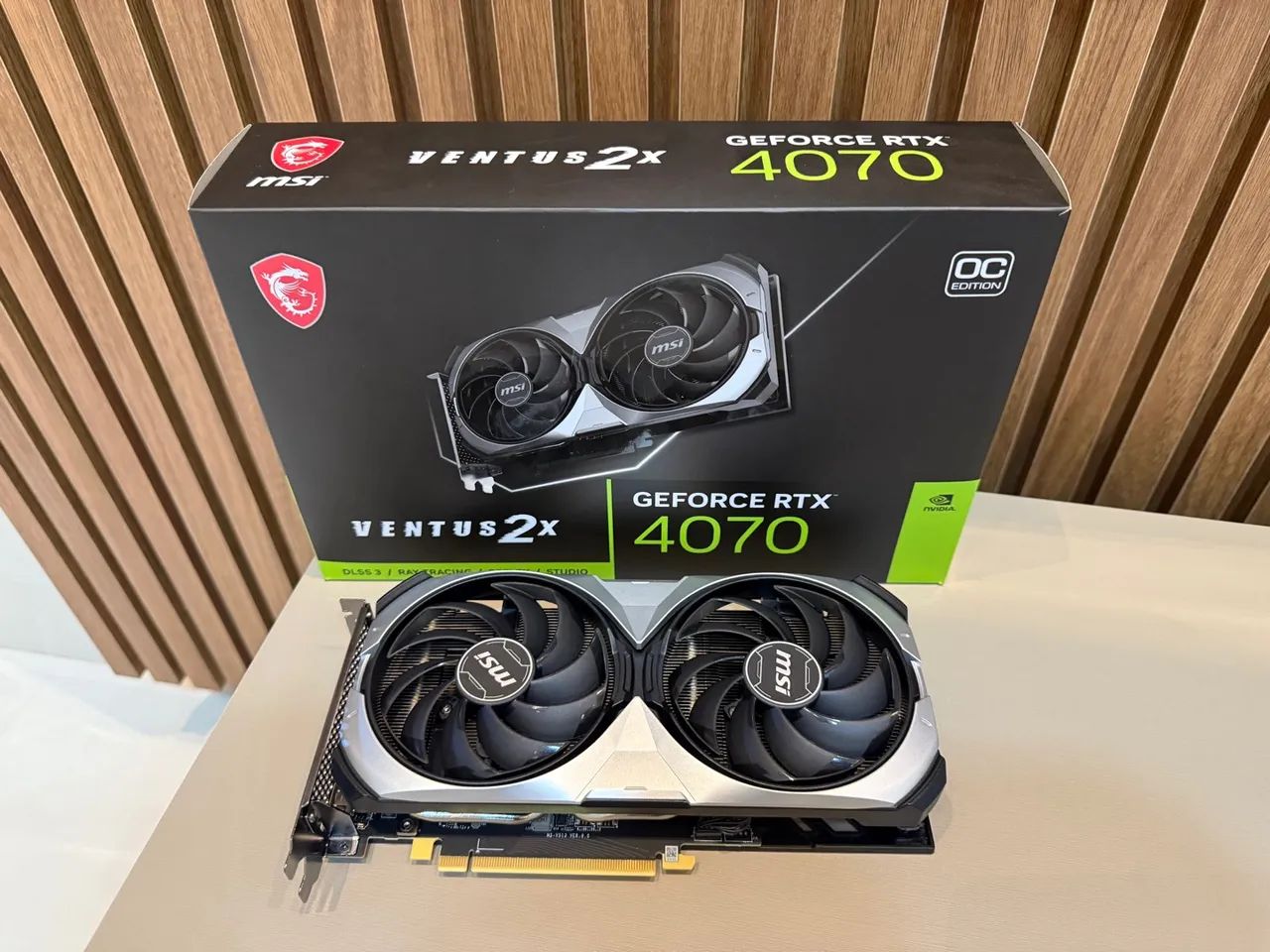PLACA DE VIDEO GEFORCE RTX 4070 MSI 12 GB 2 VENTOS AINDA TEM 2 ANOS DE  - Foto 5
