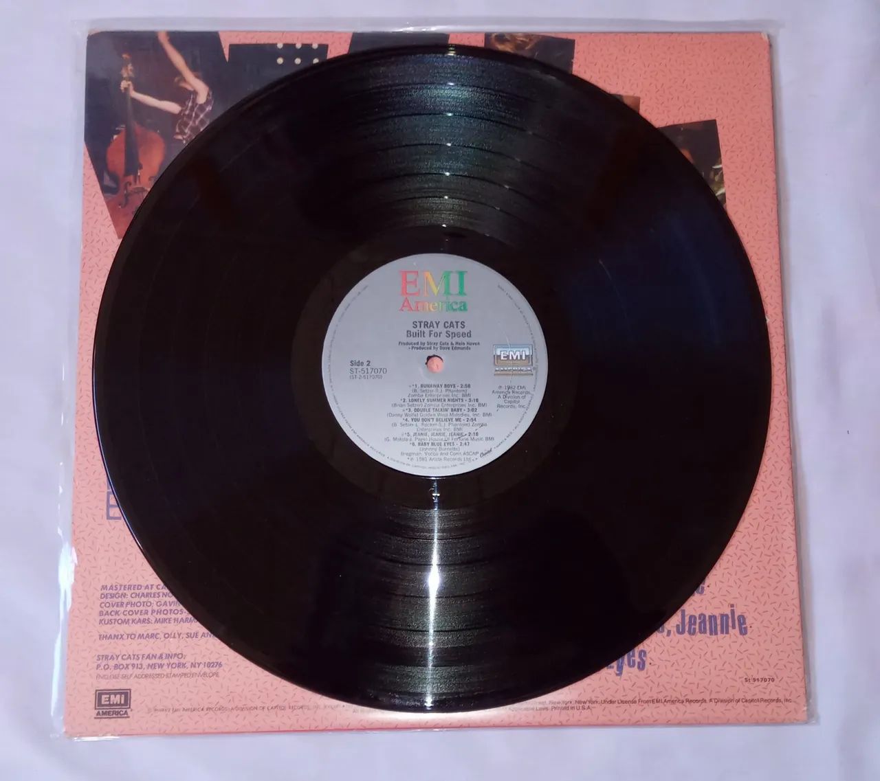 LP Stray Cats - Built For Speed (EUA) - Foto 2