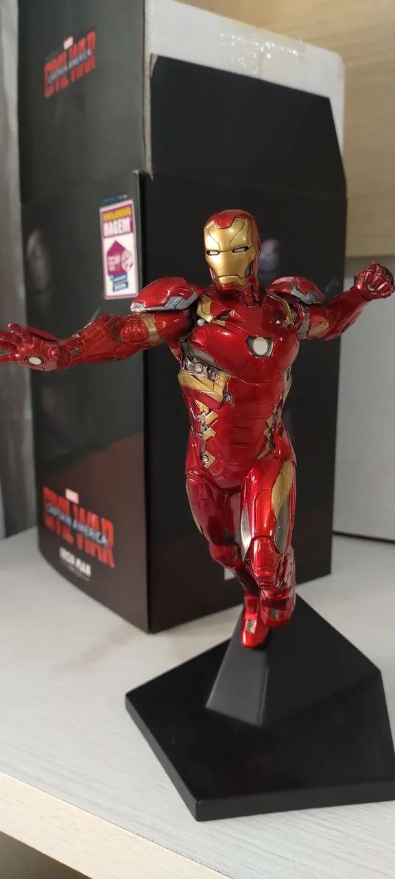 Estátua Iron Studios - Iron-Man Guerra Civil 1/10 - Foto 5
