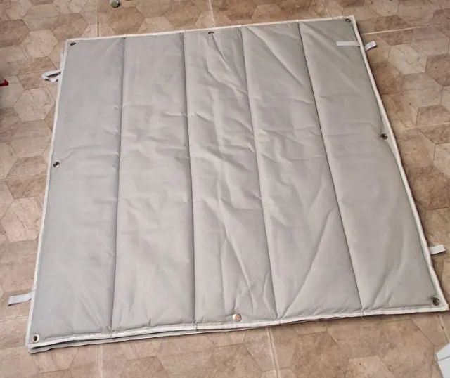 Cortina Acústica Quadrada 100% Blackout 140cm x 140cm