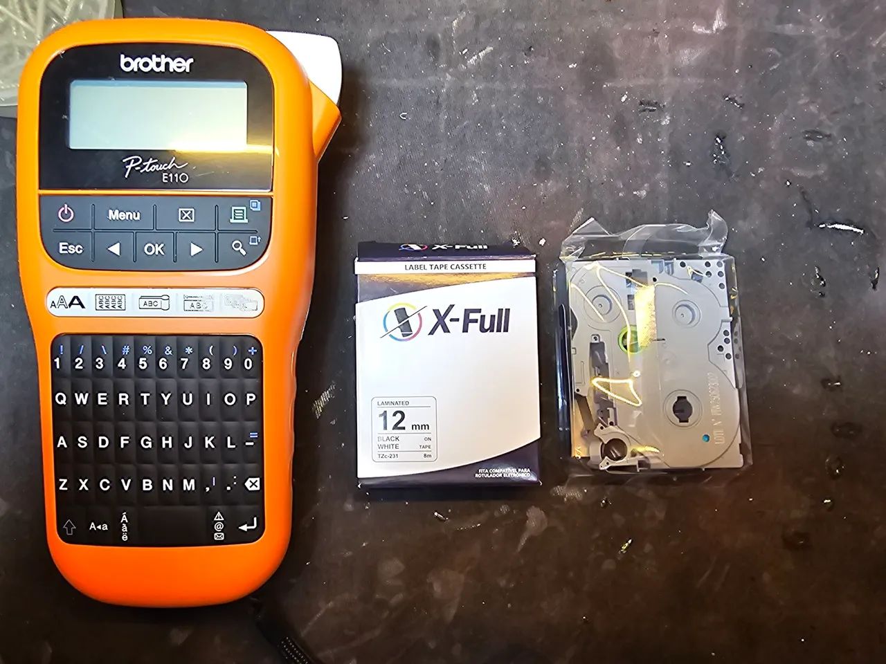 Fita TZE-231 TZC-231 para etiquetadoras Brother