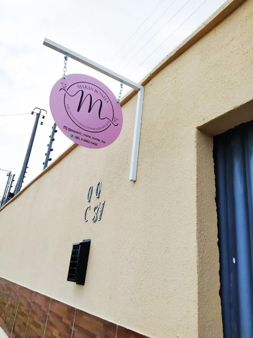 Placa Frente e Verso com suporte 