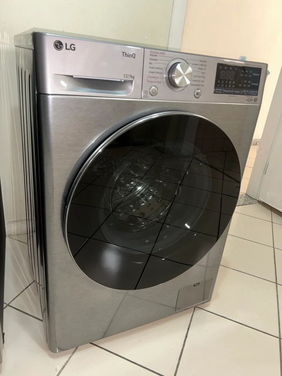 Lava e Seca LG 12Kg Smart !!!NUNCA USADA!!! Inox