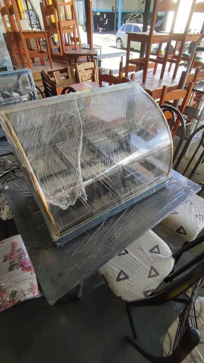 Estufa vidro curvo 8 bandejas
