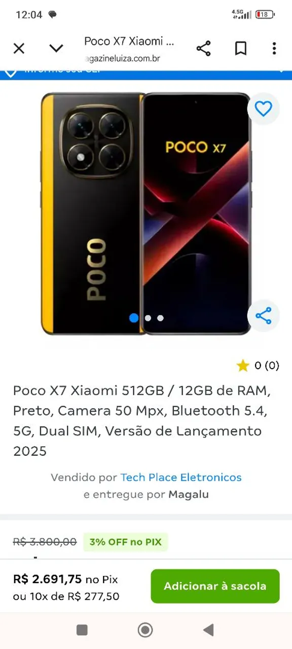 X7 5g 512gb 12gb ram