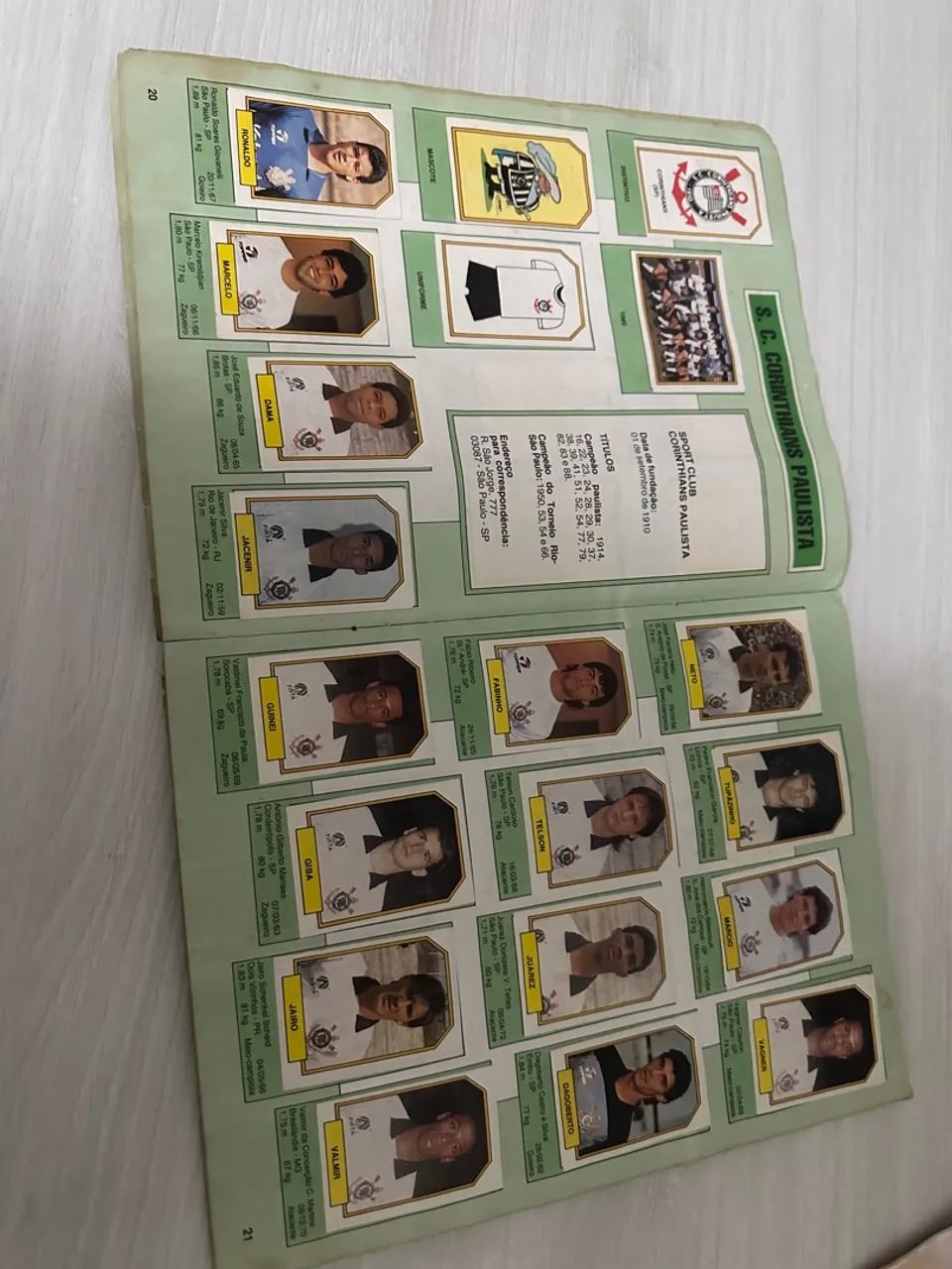 Álbum de figurinhas Campeonato Brasileiro - 1990 - Foto 4