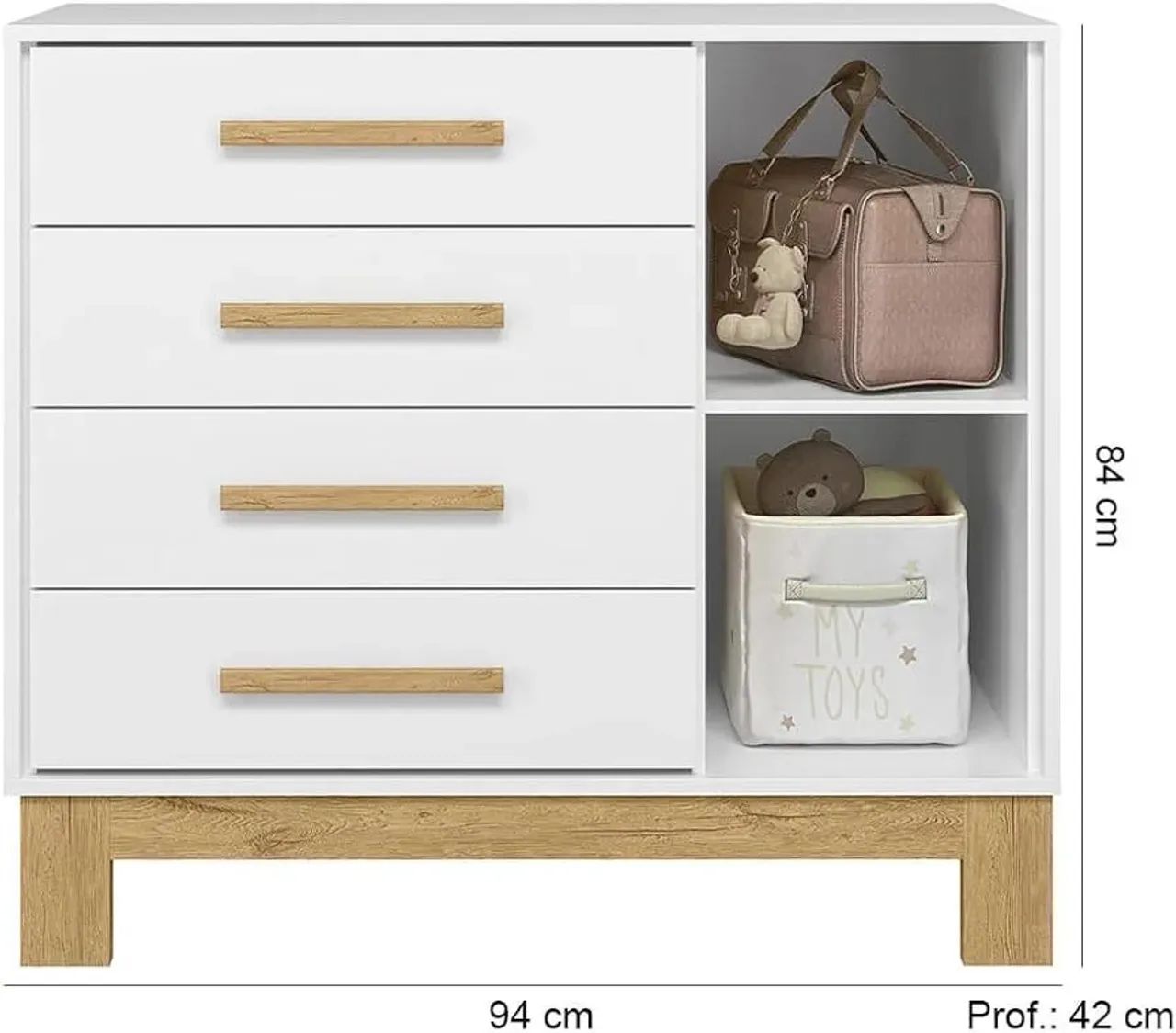 KIT QUARTO INFANTIL NOVO R$ 2.033,00 - Foto 4