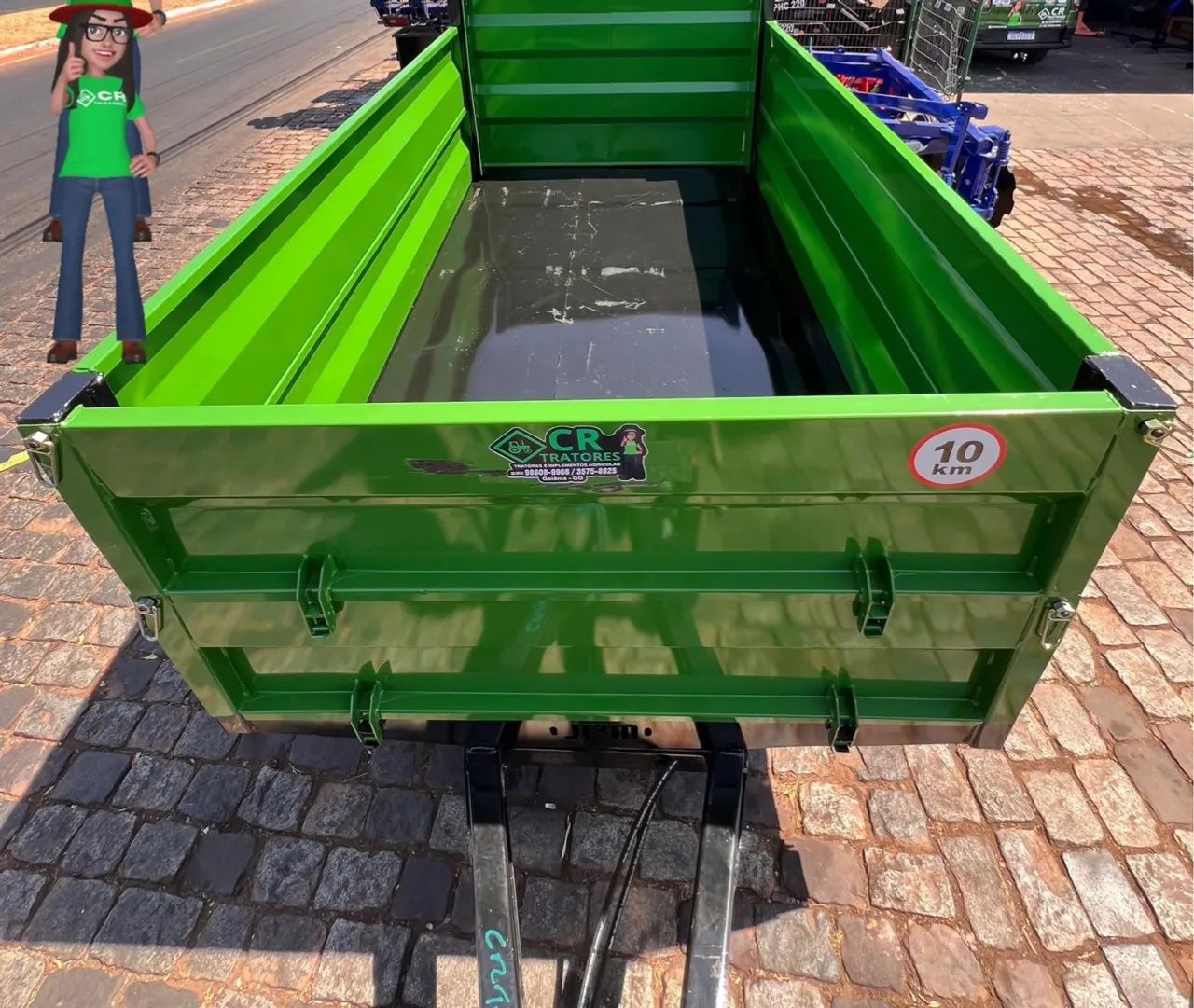 Carreta agrícola basculante 5TN - CR Tratores - Foto 2