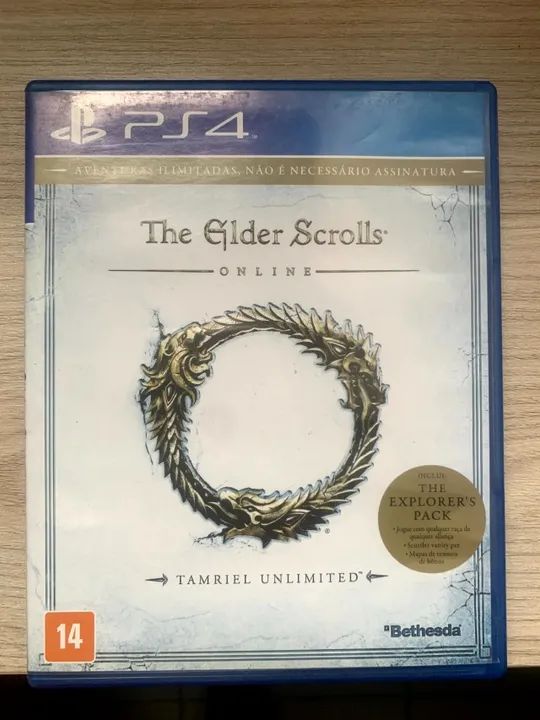 jogo do ps4 The glder scrolls  bem conservado.