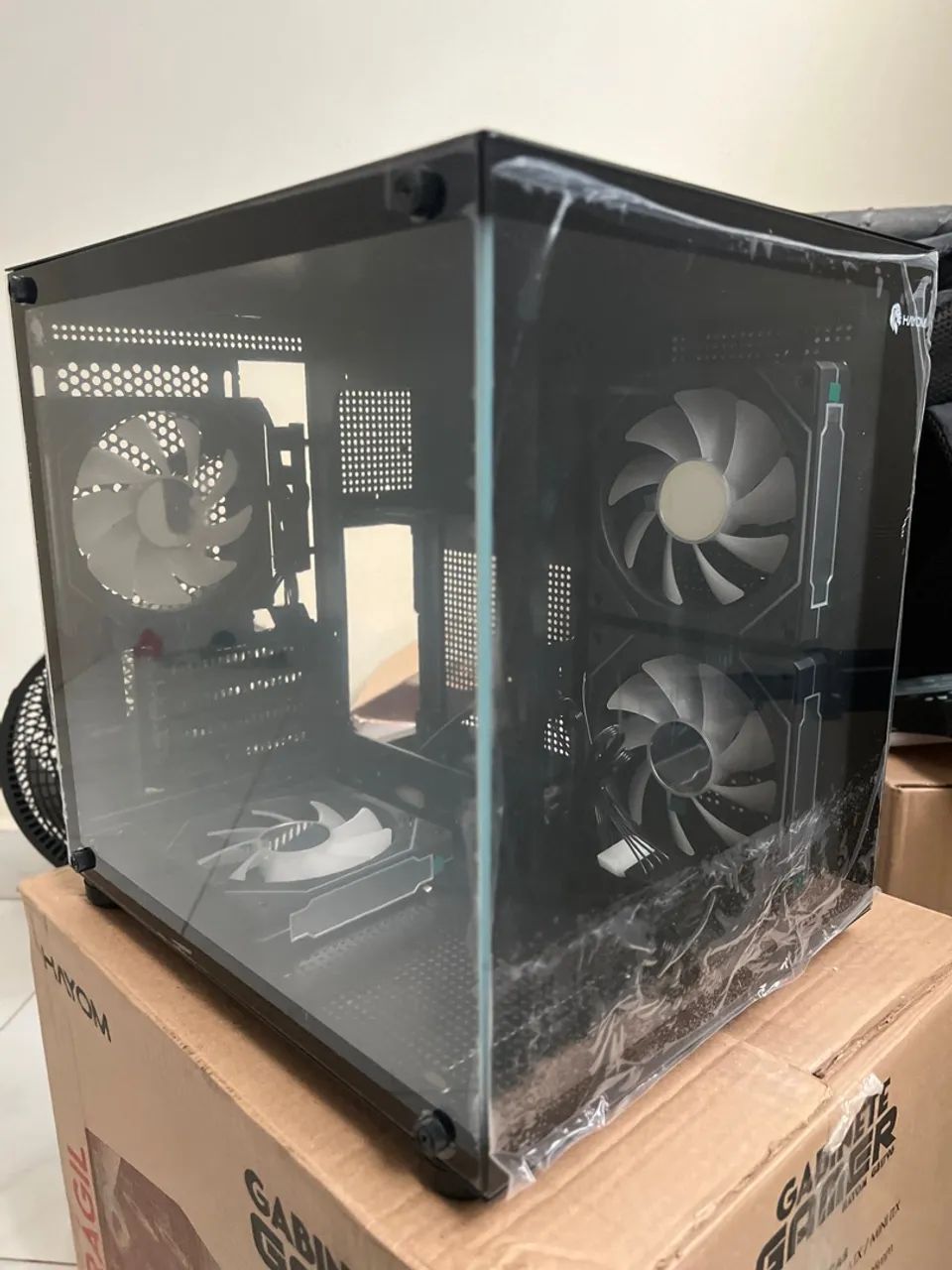 Gabinete Aquário Gamer com 4 fans - Foto 2