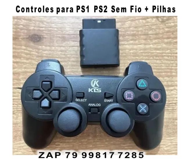 Controle para PS2 PS1 Sem Fio Wireless