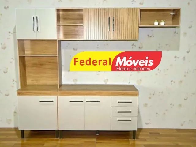 Armário de Cozinha com balcão completo 