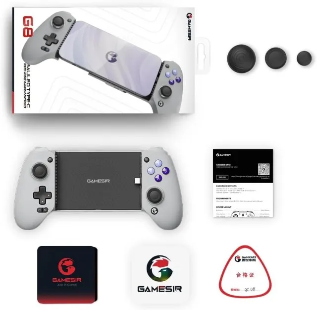 Gamesir G8 Galileo Controle para Jogos Celular iPhone 15 Android (com defeito no botão R1)