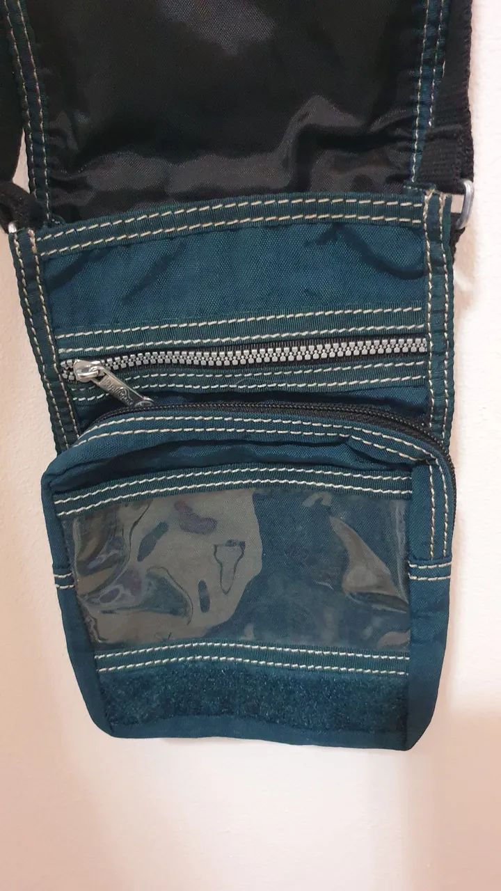 Bolsa  transversal Kipling Azul petróleo original  - Foto 3