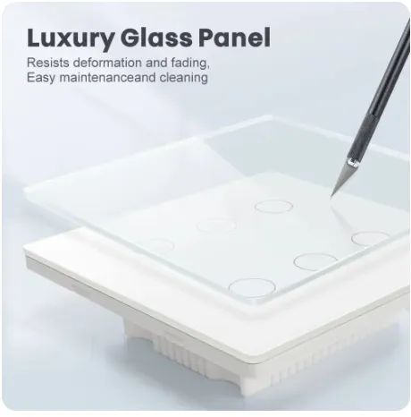 Interruptor Smart 6 teclas touch 4x4, compatível com Alexa. - Foto 3
