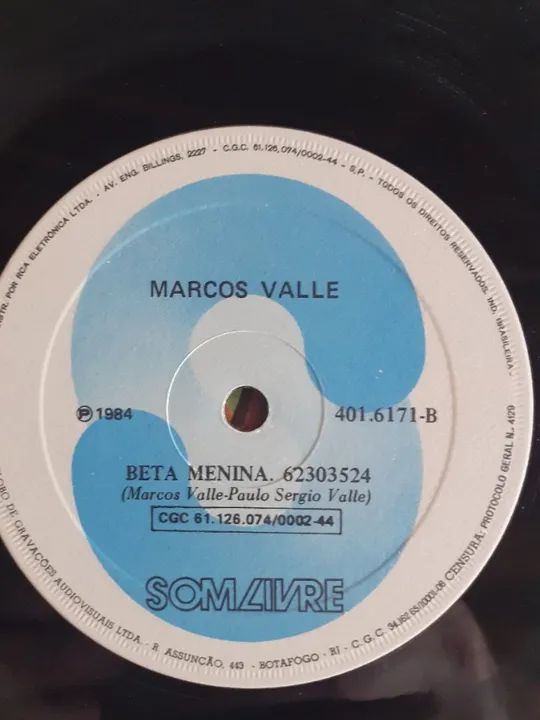 Compacto Marcos Valle - Bicicleta (1984) disco de vinil  - Foto 4