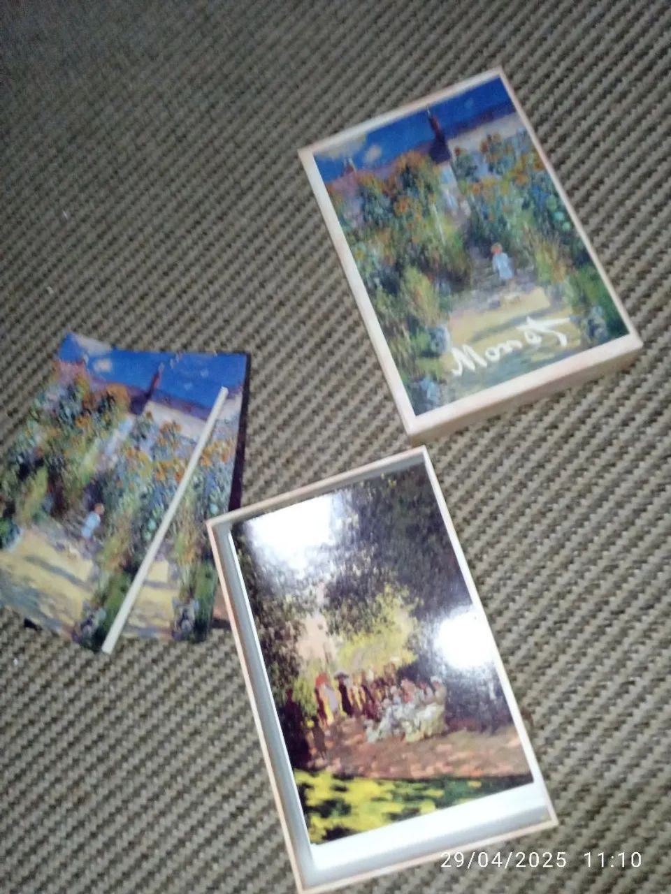 Box com 11 cartões postais com envelopes. Monet  - Foto 3