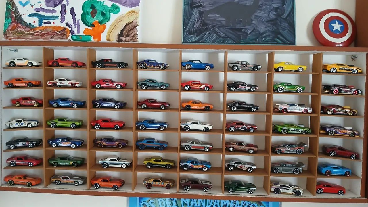 Coleção de Camaros Hot Wheels