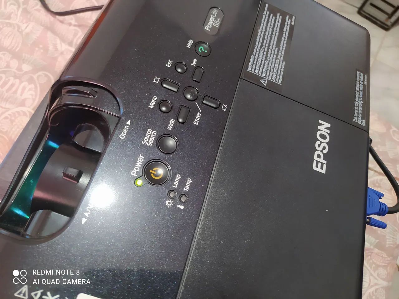 Projetor Epson PowerLite S5+ Com Bolsa Epson - Foto 5