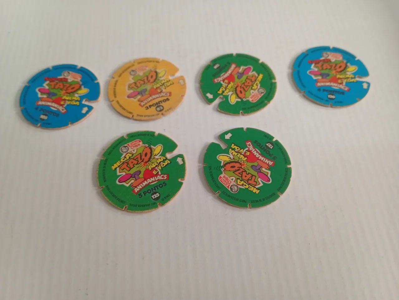 Lote 7 Tazos Animaniacs Elma Chips - Foto 2
