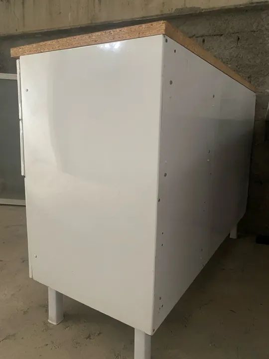 Armário de cozinha branco 3 portas - Foto 4