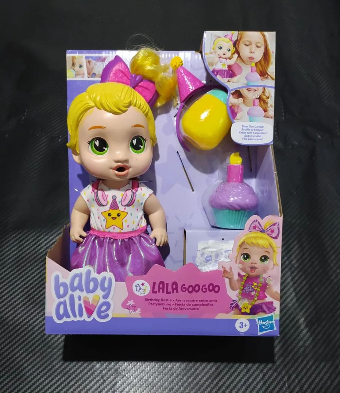 Boneca Baby Alive Lala Loira Festa de Aniversario G0343 Hasbro