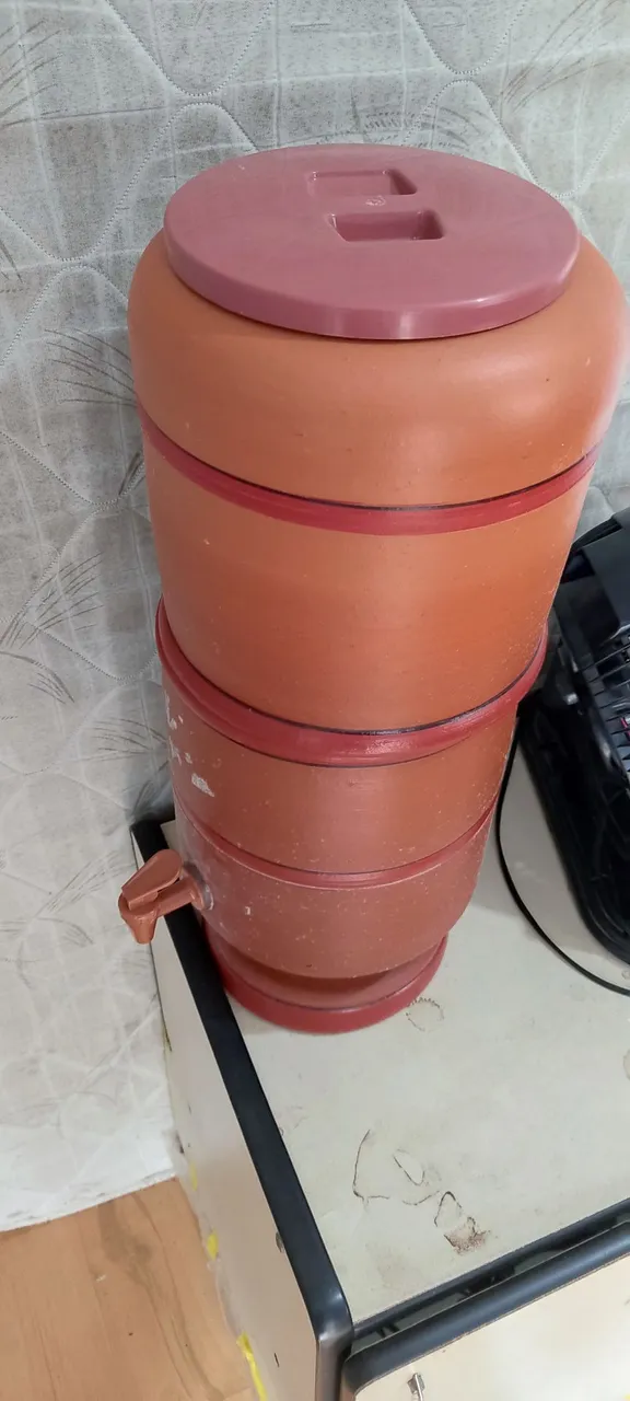 Filtro de Barro Zerado (4 litros)