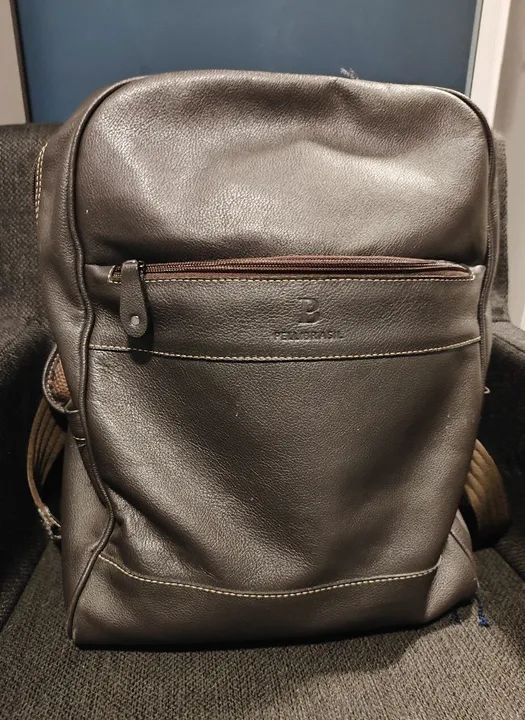 Mochila de couro Pelli Brasil