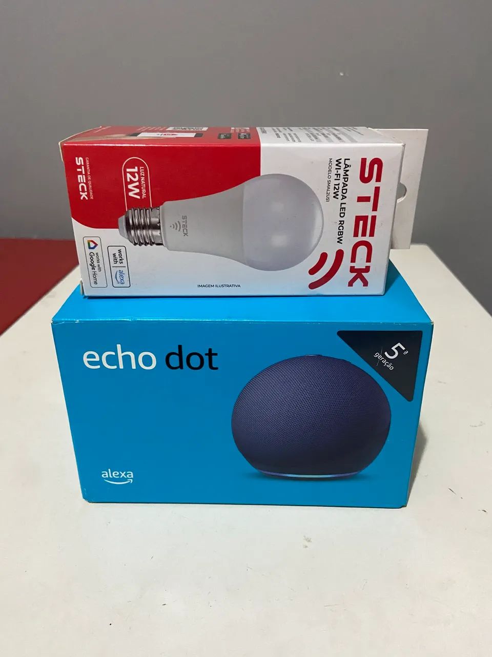New Echo Dot (Alexa) Kit + Smart LED Lamp64717211171970123