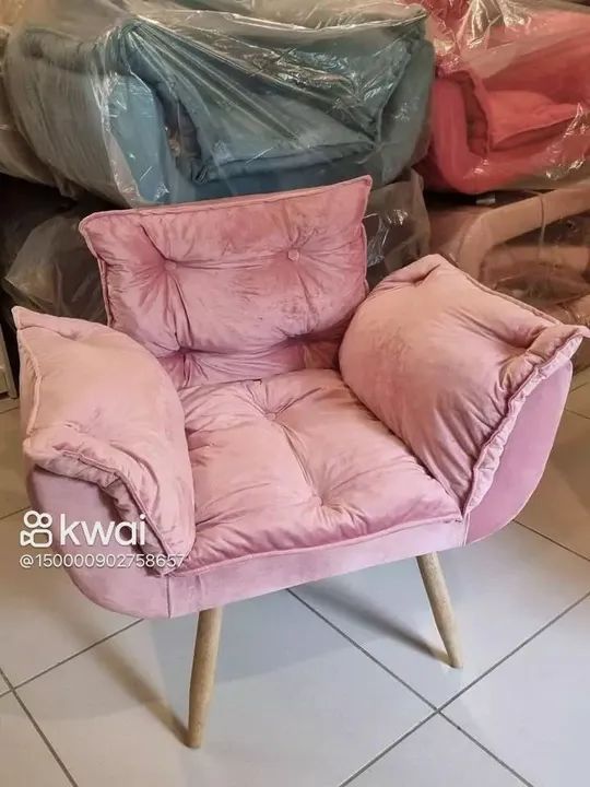 Poltronas em Suede OFERTAS IMBATÍVEIS - Foto 4