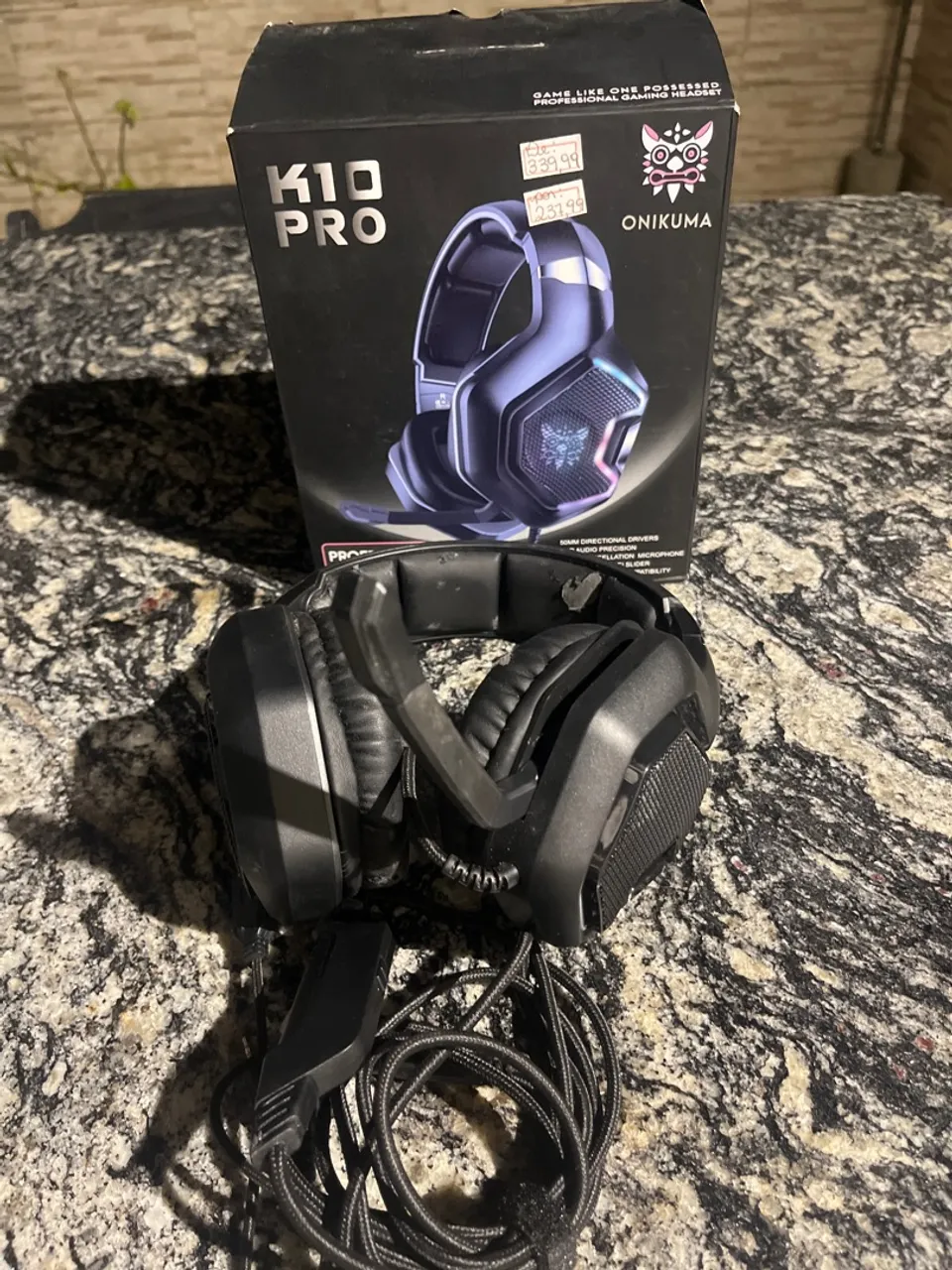 Headset Gamer Onikuma K10 Pro