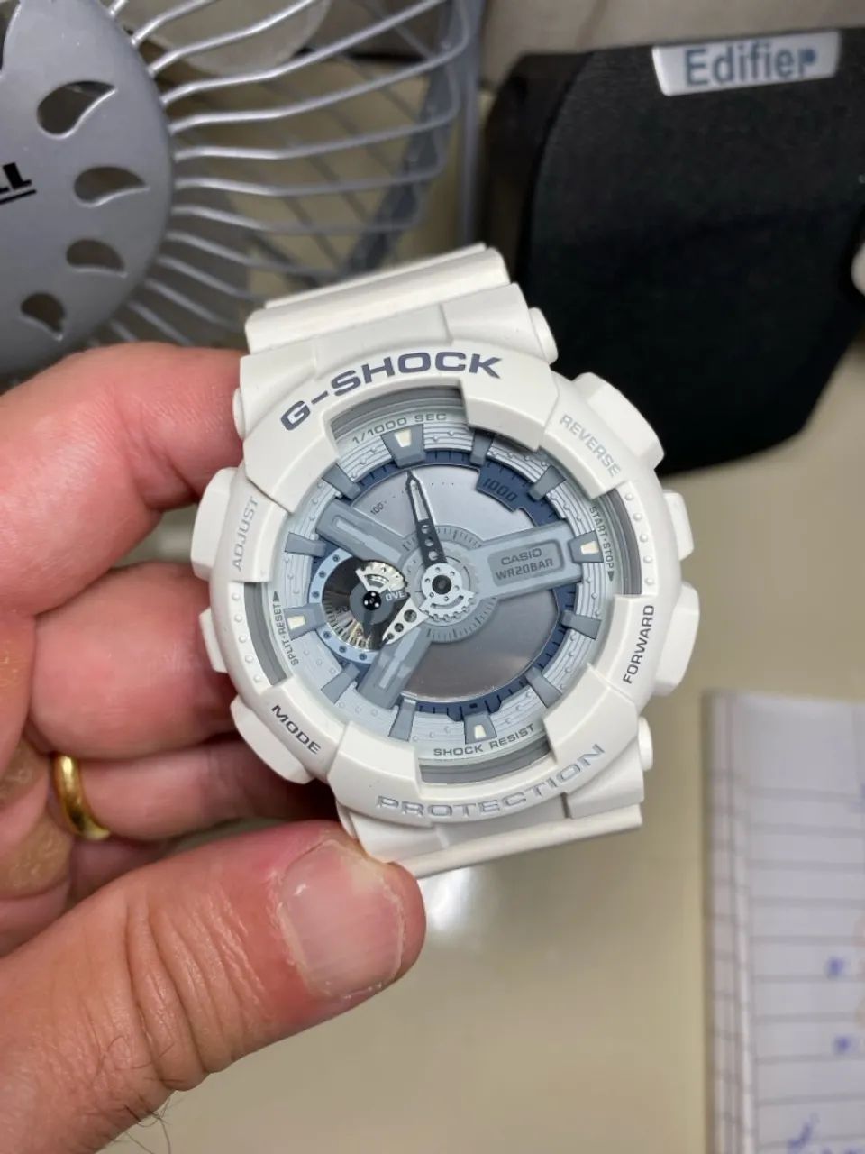 Relógio G-Shock branco original, estado de novo, sem bateria. - Foto 5