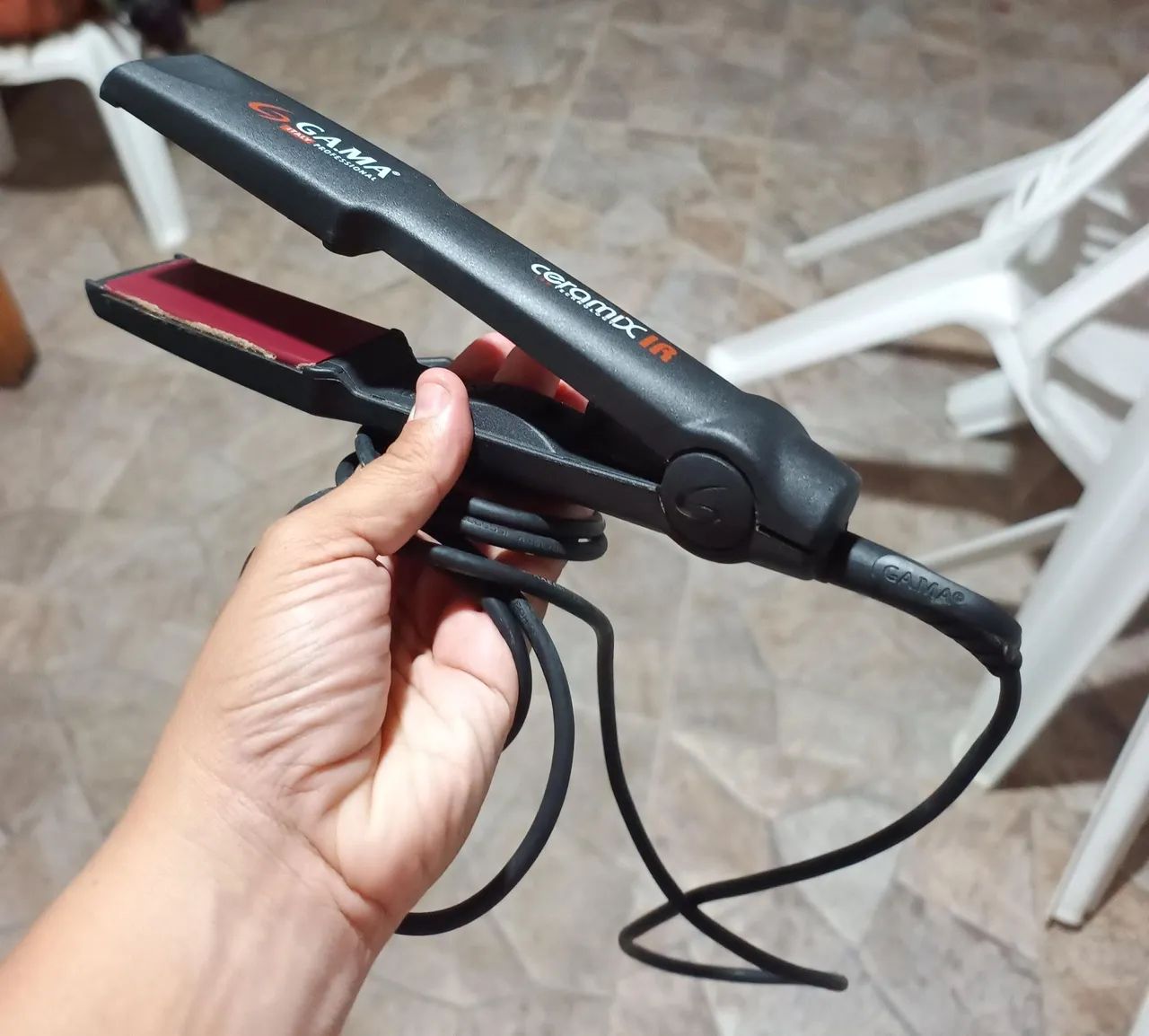 Prancha GAMA Itália profissional  CERAMIXIR - Foto 3