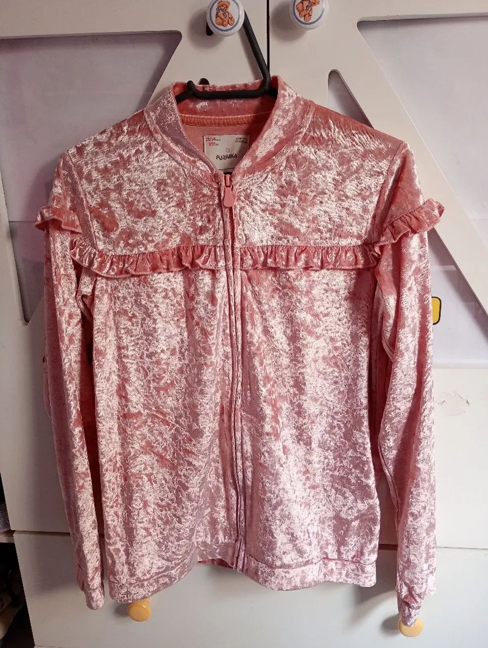 Jaqueta veludo molhado 