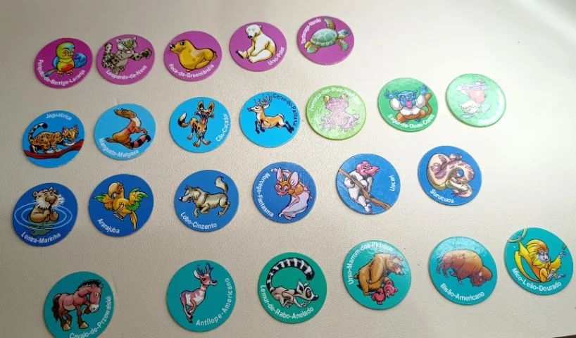 52 Tazos Ping Pong - Animais em Extinção ? - Foto 4