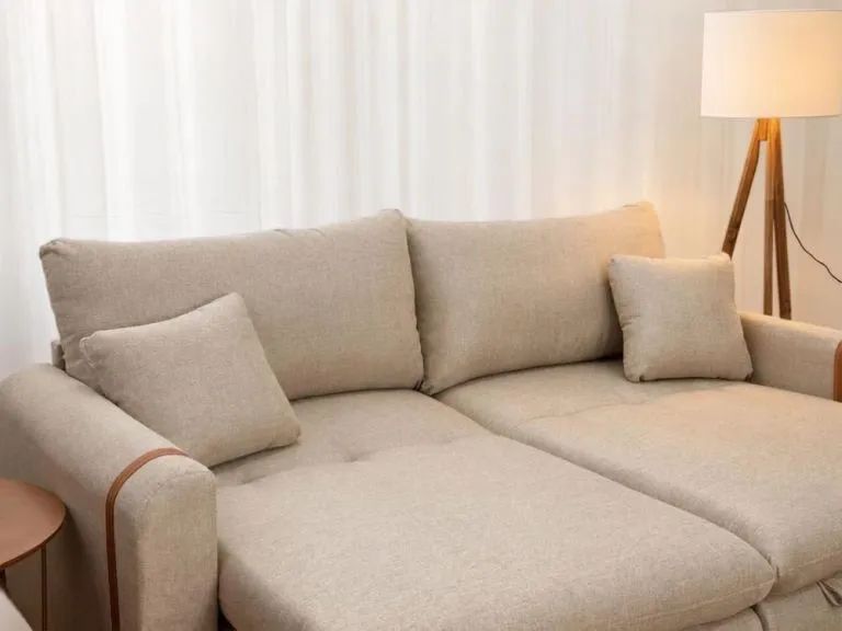 Sofá Cama Retrátil 2,30m Colômbia Molas Ensacadas l5 - Foto 3