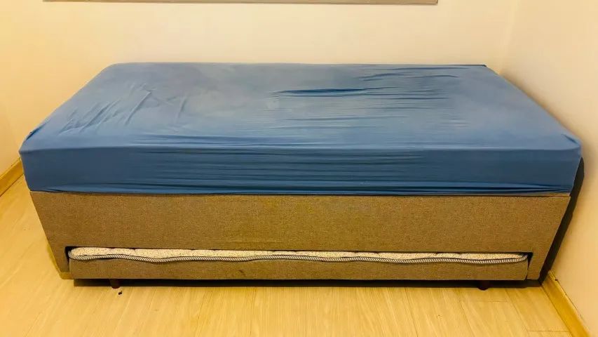 PRA VENDER HOJE !CAMA BOX DE SOLTEIRO COM BAU E CAMA EXTRA - Foto 4