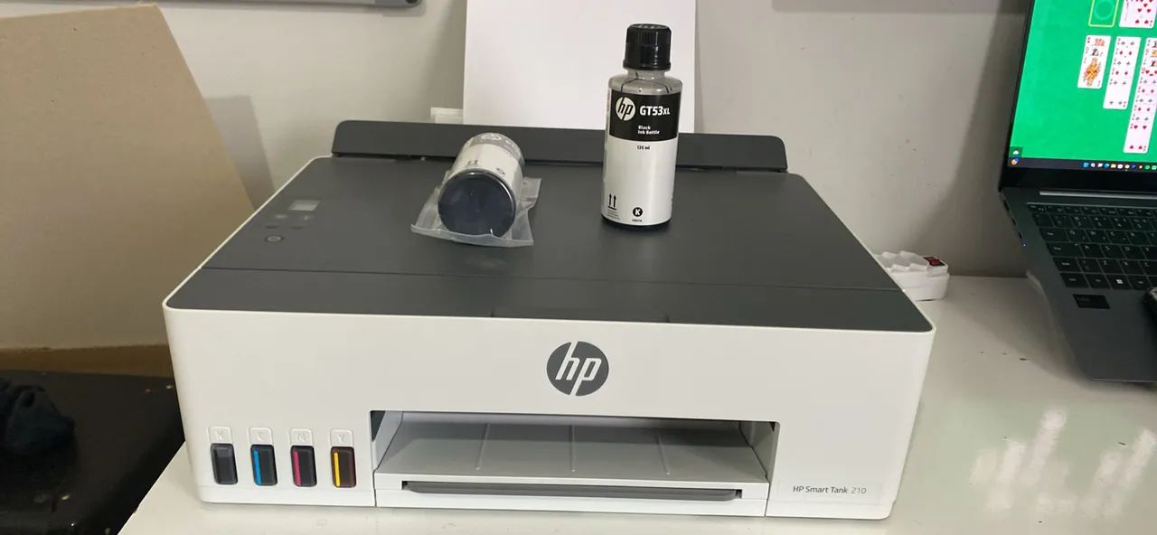 IMPRESSORA HP SMART TANK 210 PRINTER CINZA BIVOLT