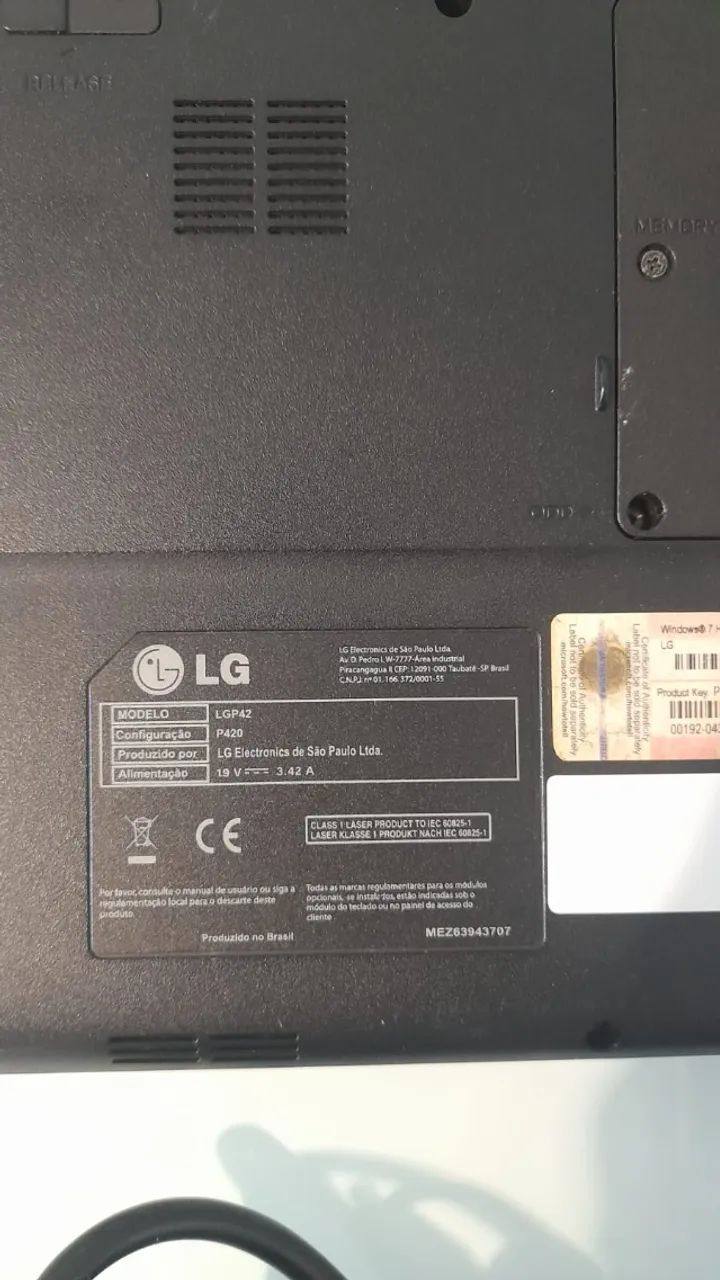 Notebook LG P42 - Usado - Foto 2