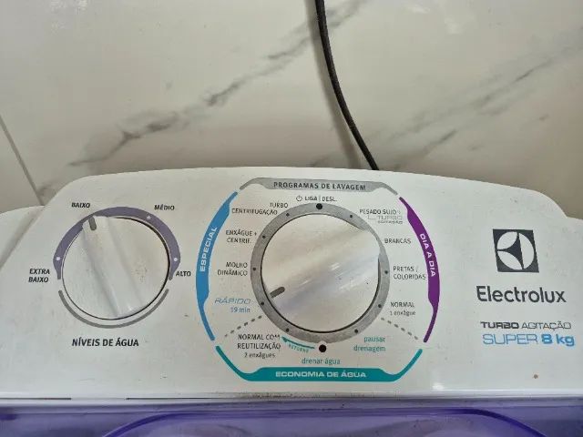 Máquina de lavar Electrolux 8kg Turbo Agitação  - Foto 2