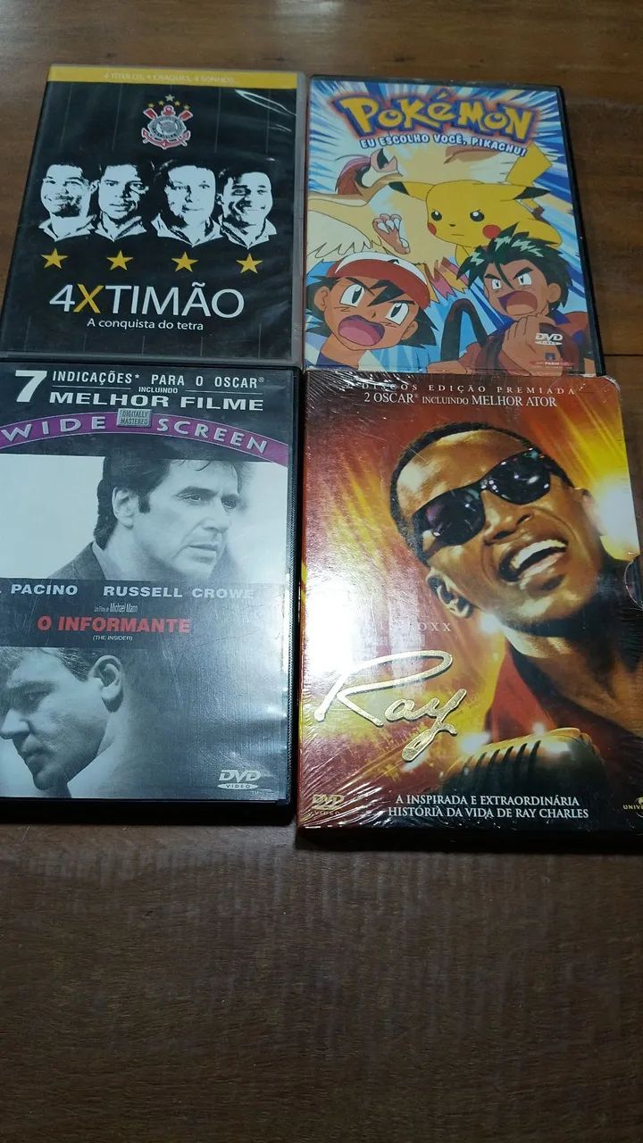 4 dvds por 30 reais 