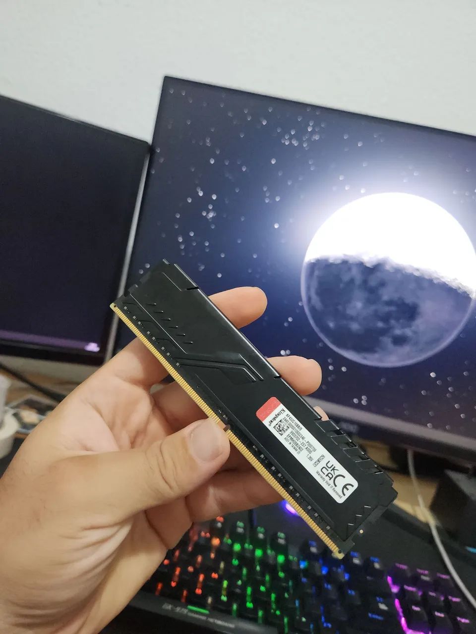 Memória Ram 8gb 3200Mhz Kingston Fury - Aceito Cartão e Entrego - Foto 3