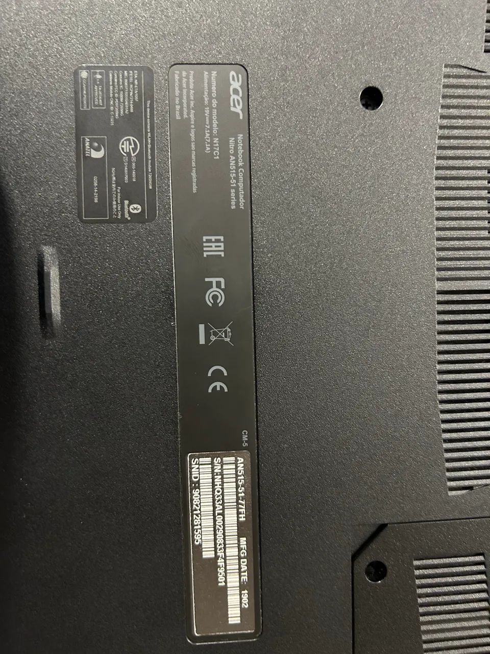 ACER NITRO 5 GAMER i7 GTX 1050 4GB  - Foto 4