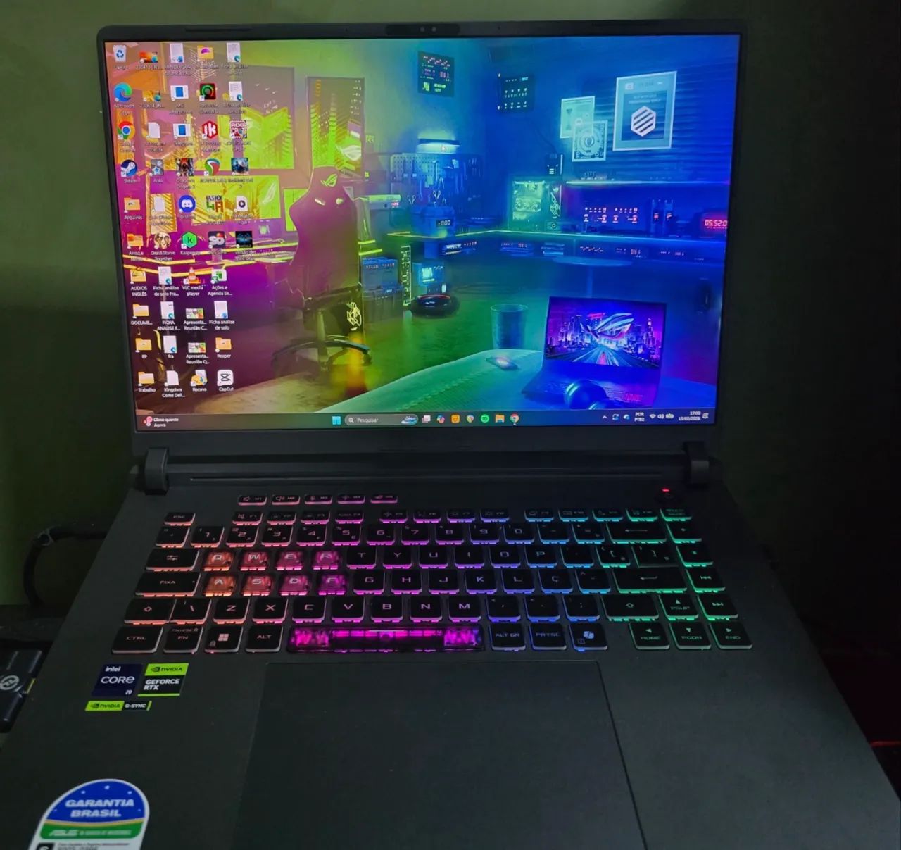Notebook Asus Rog i9, 32gb de ram, 5060 - Foto 3