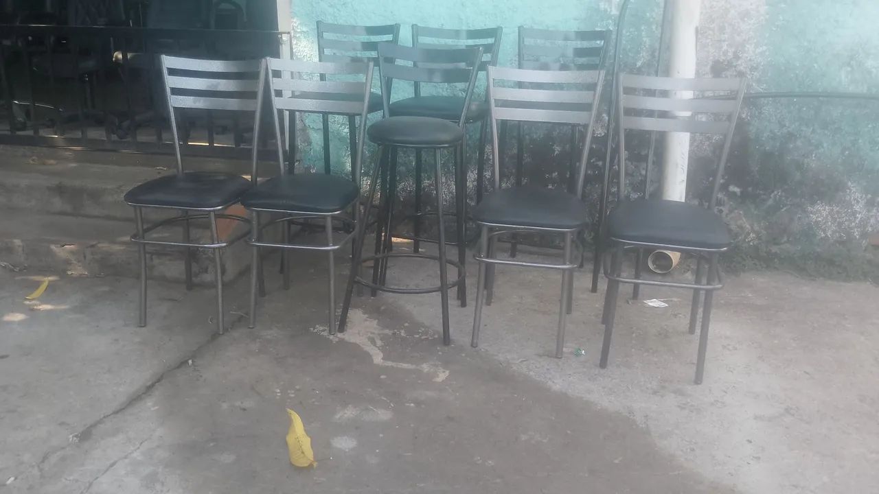 8 banquetas barato - Foto 3