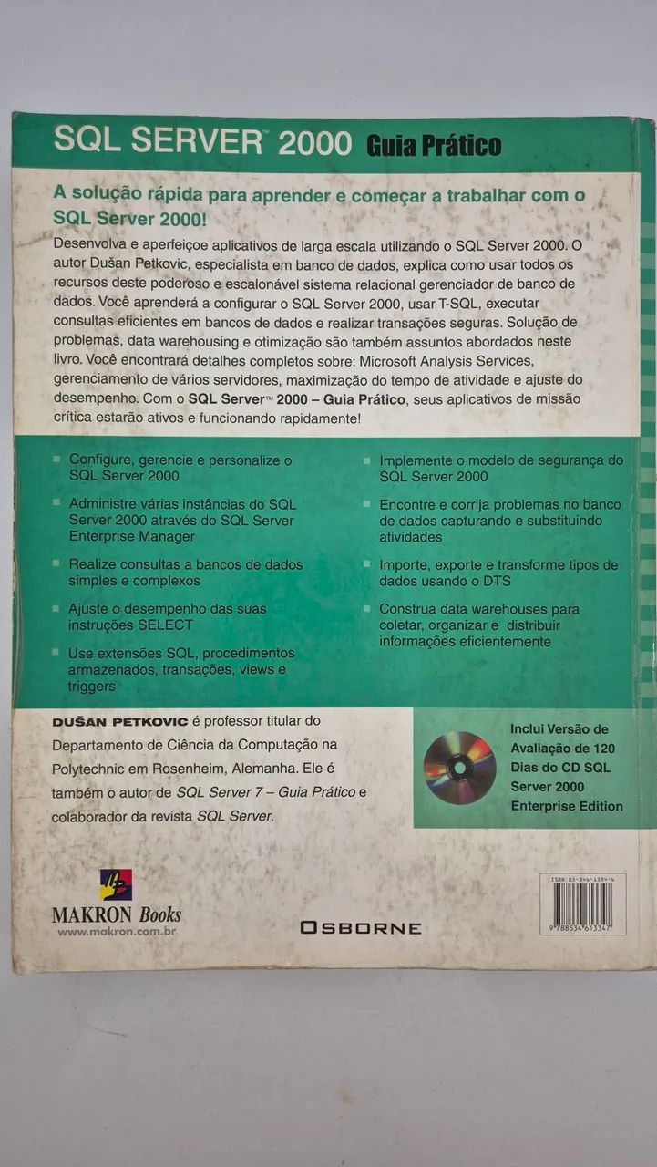 Livro SQL Server 2000 - Completo e Total - Foto 2
