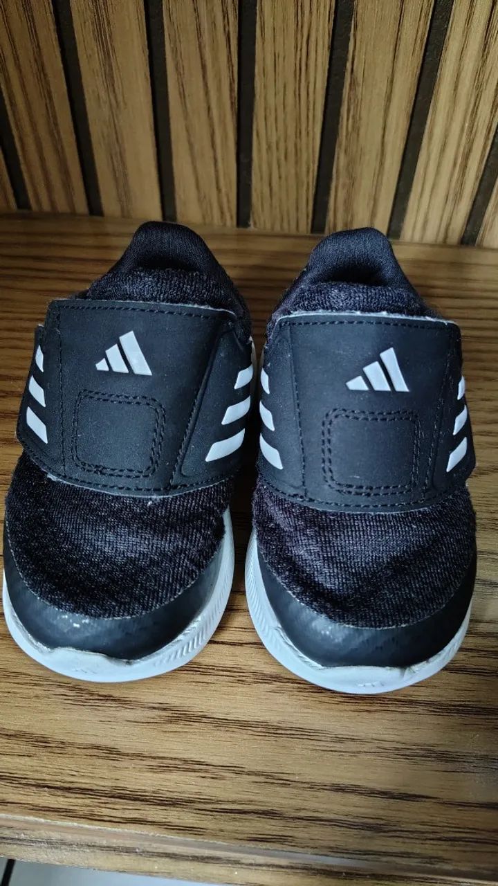 adidas infantil preto tam 18 5k original