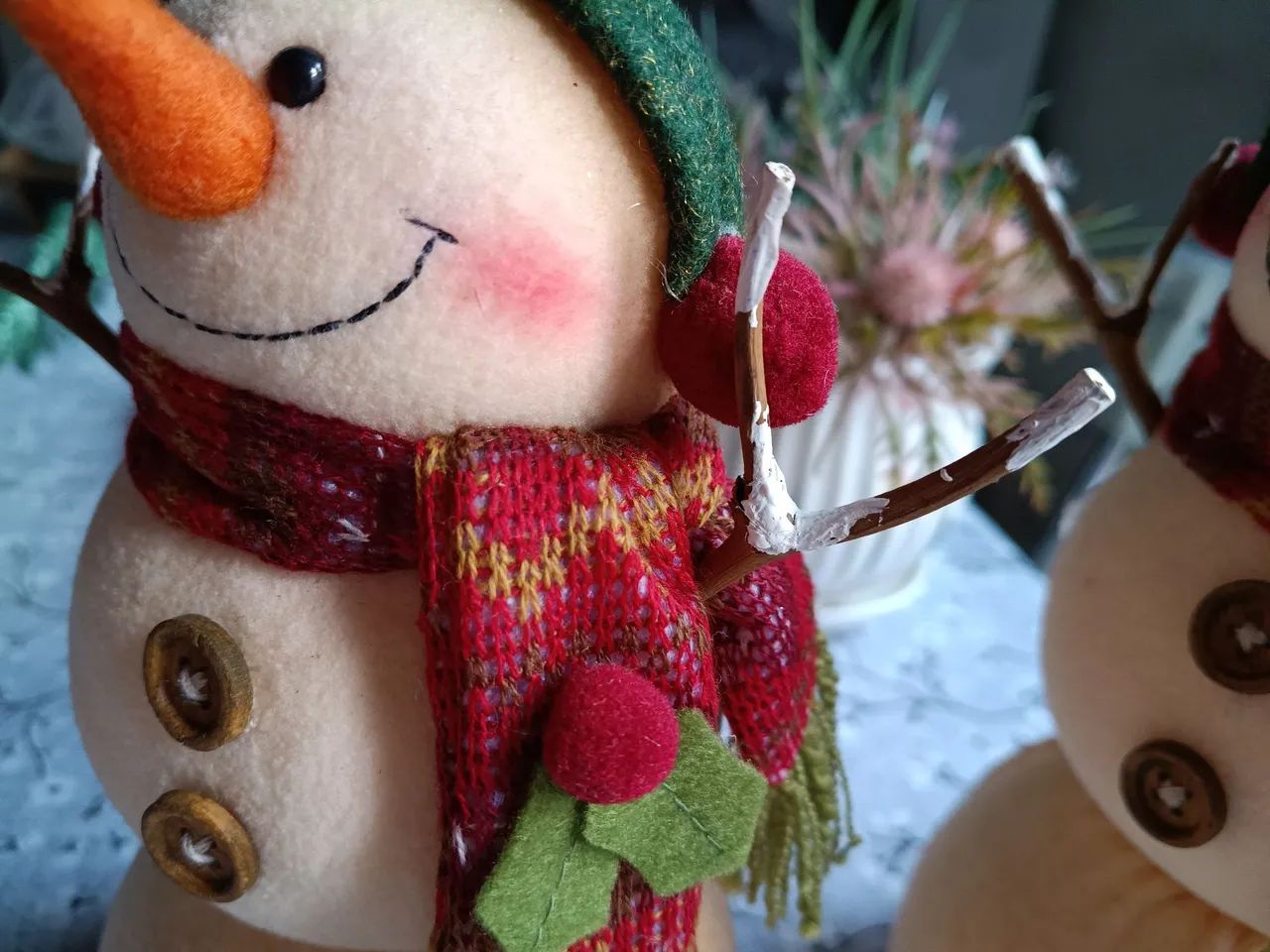 CASAL DE BONECOS DA NEVE - Foto 5