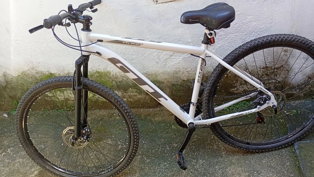 bicicleta aro 29 21 marcha nova 1 mes de compra - Foto 2