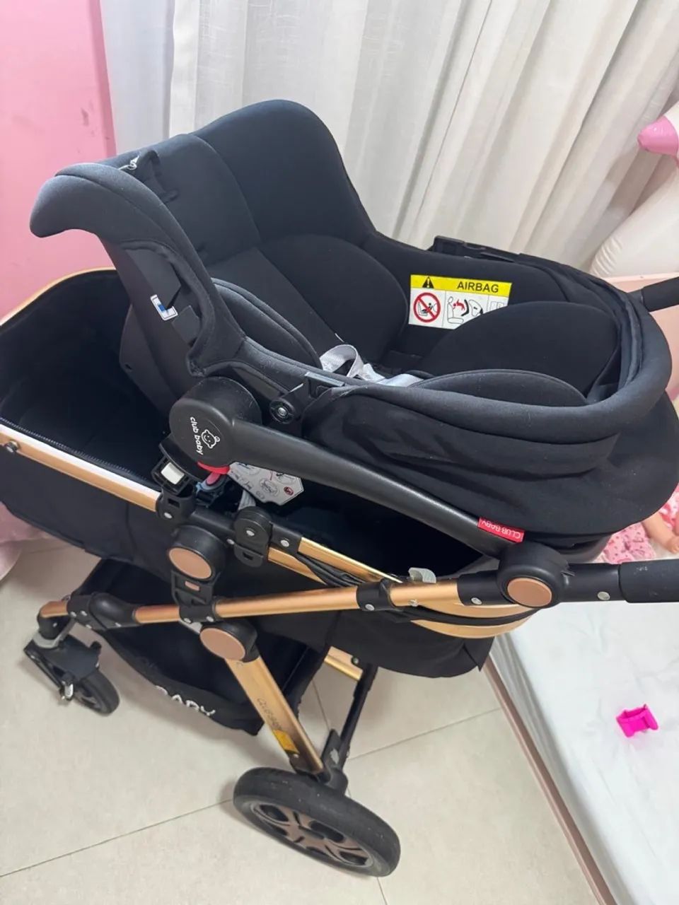 Carrinho e bebê conforto  - Foto 2